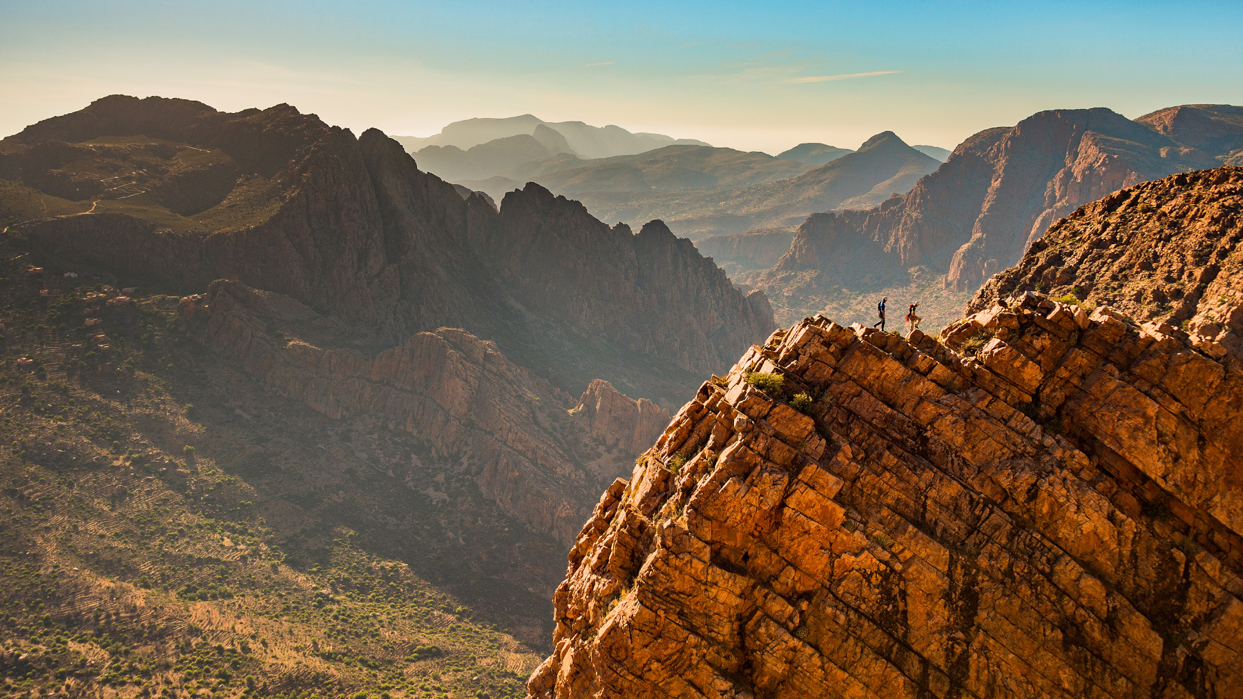 Mountain valley landscape