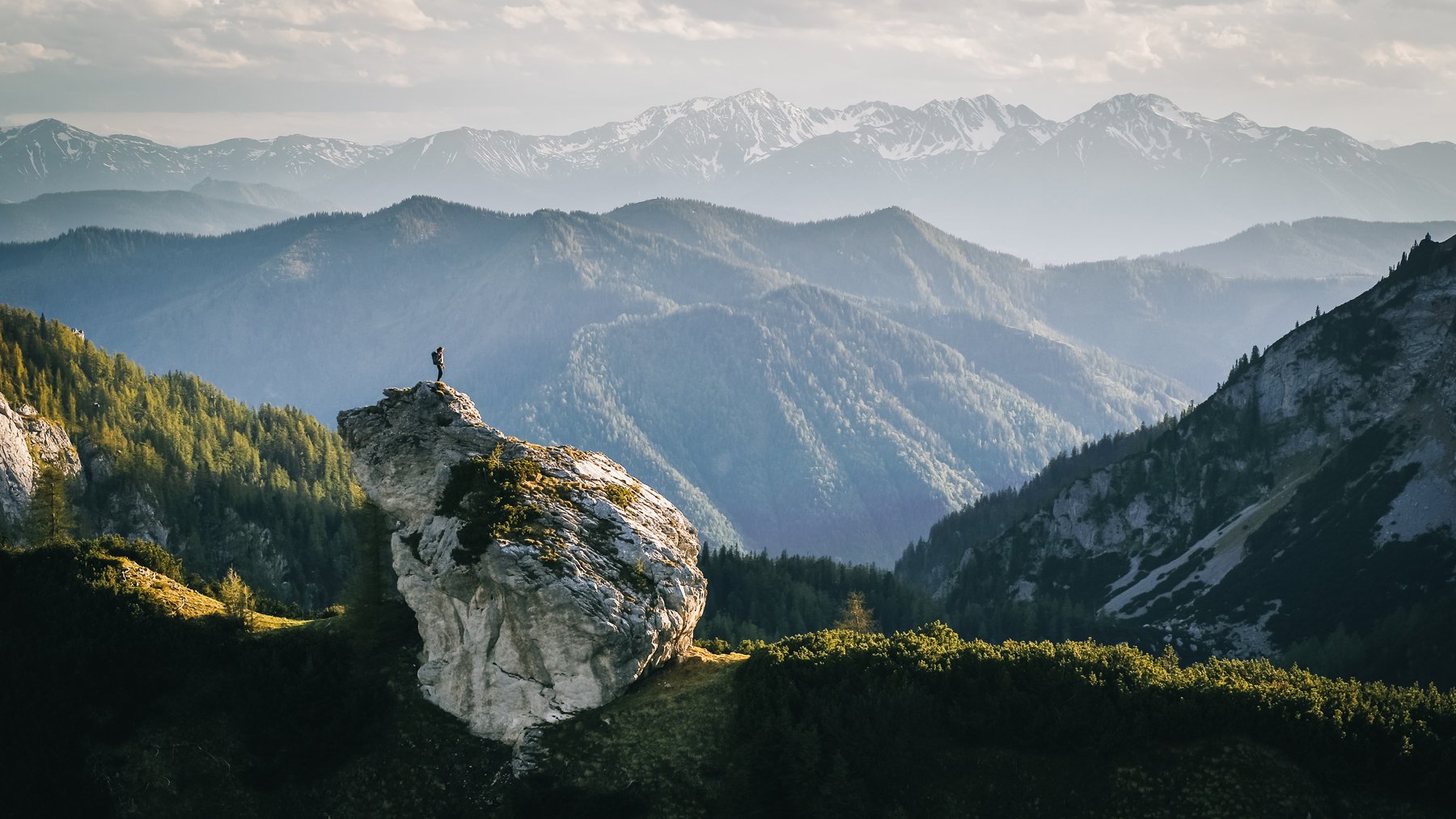 Mountain ridge landscape